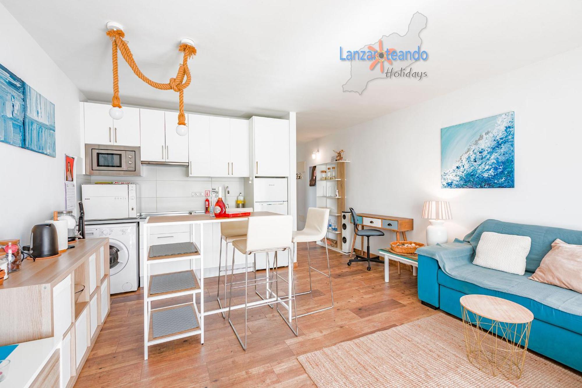 Casa Azul Vivienda Vacacional Коста-Тегисе Экстерьер фото